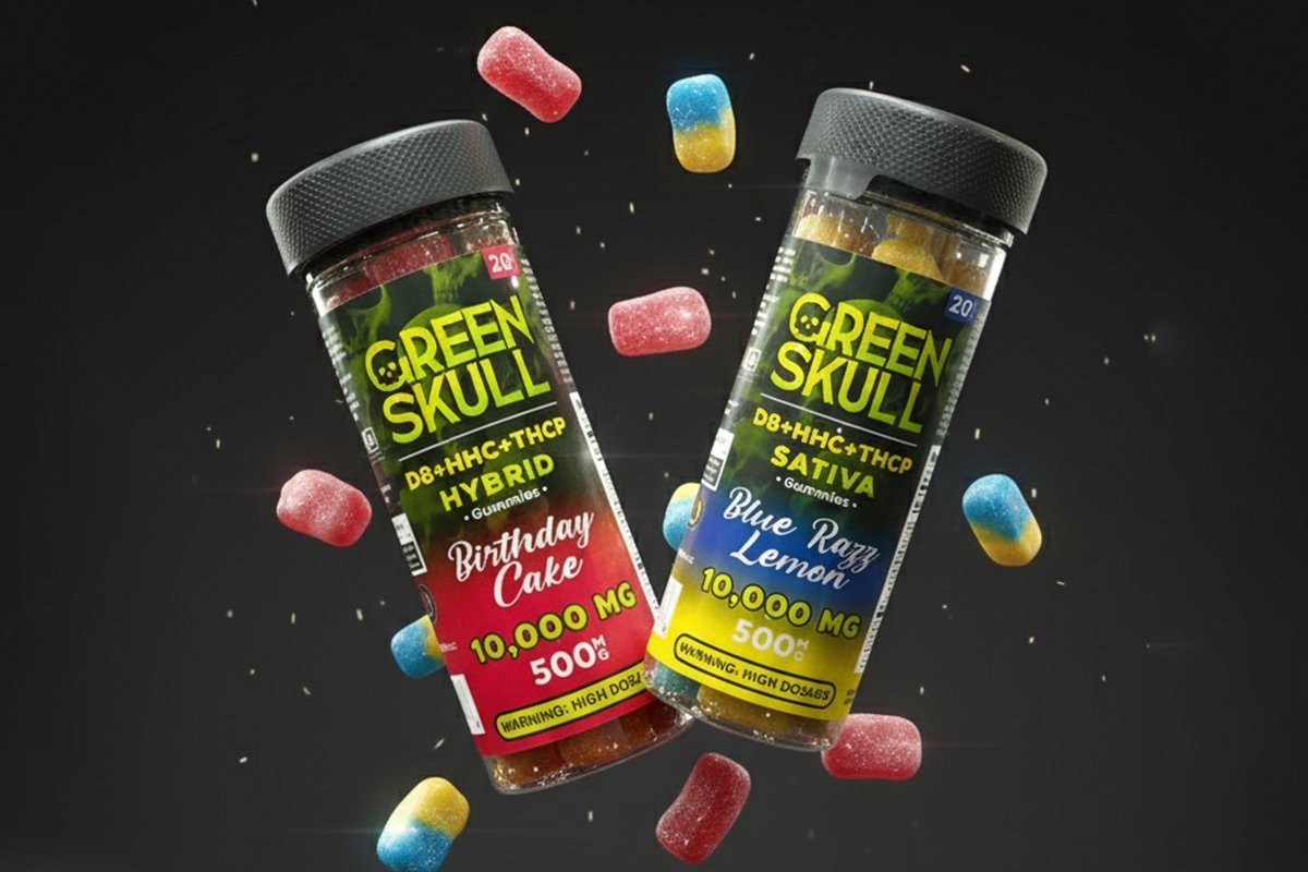 greenskull, green skull, gummies