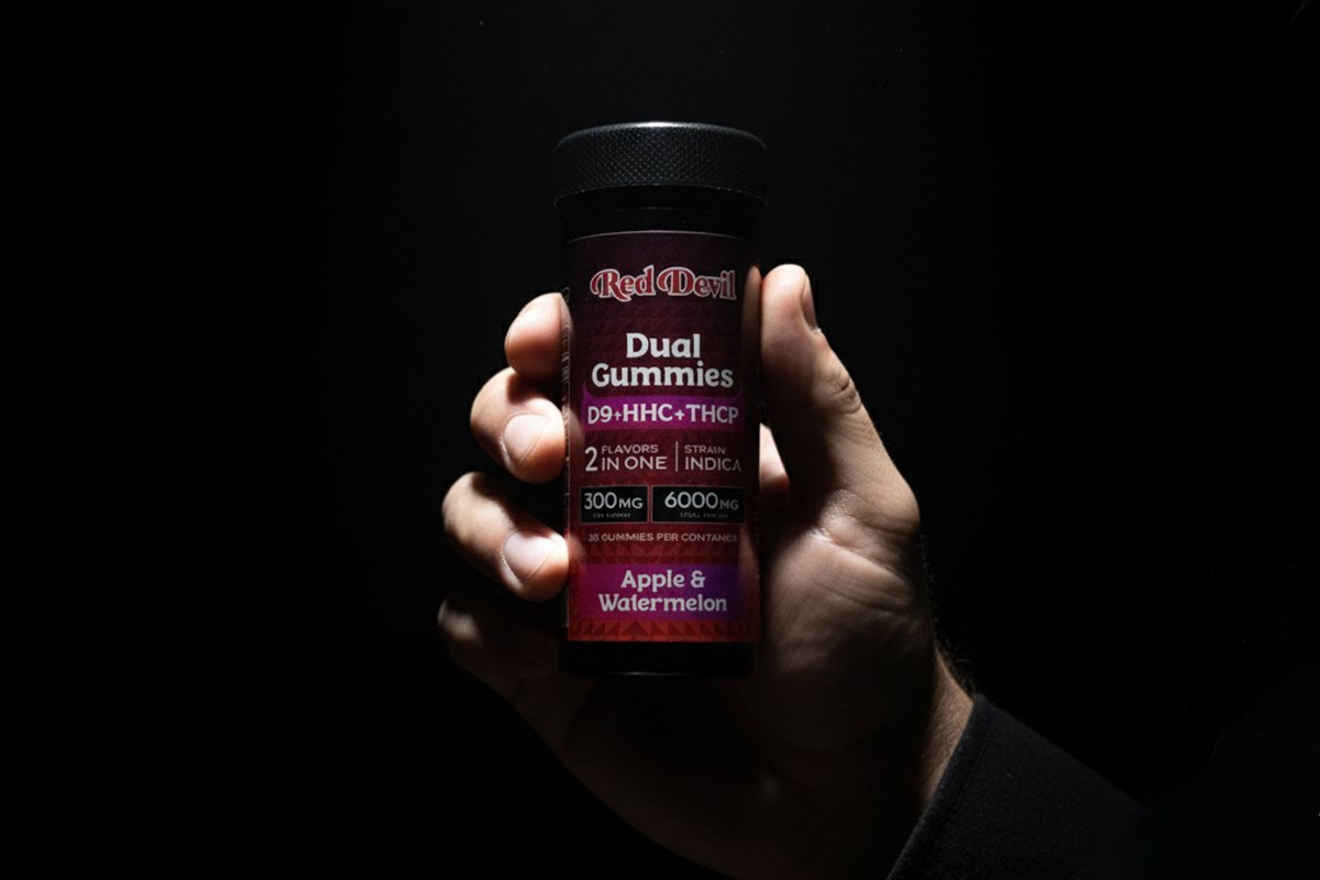 Red devil, dual gummies, vapeguru